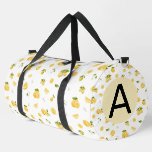 Lemon Pattern Duffle Bag