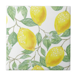 Lemon Pattern Fliese