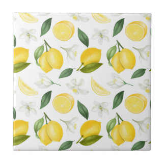 Lemon Pattern Fliese