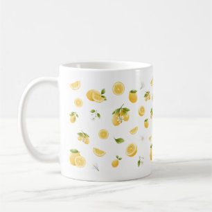Lemon Pattern Kaffeetasse