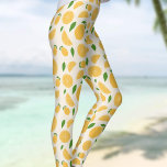 Lemon Pattern Leggings<br><div class="desc">Leggings mit einer Scheibe,  einer halben Scheibe und einem ganzen Zitronenmuster,  für Zitrusliebhaber: perfekt für ein Geschenk an Ihre Freundin oder für sportliche oder Yoga-Sessions!</div>