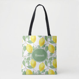 Lemon Personalisiert Tote Bag Tasche