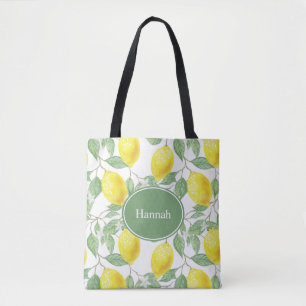 Lemon Personalisiert Tote Bag Tasche