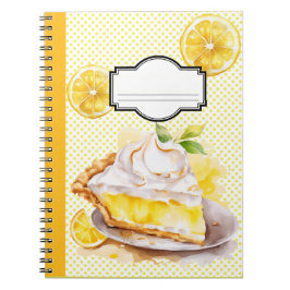 Lemon Pie Notebook Notizblock