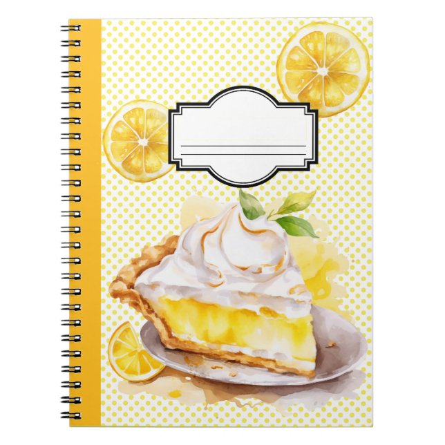 Lemon Pie Notebook Notizblock (Vorderseite)
