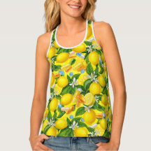 Lemon Pill Pattern Pharmacy Tank Top Shirt