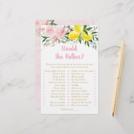 Lemon Pink Floral würde sie eher Bridal Spiel