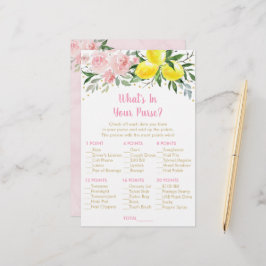Lemon Pink Gold Floral Was ist in deinem Handspiel