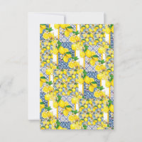 Lemon Portugiesisch Azulejo Mittelmeer Santorini