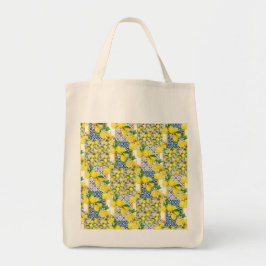 Lemon Portugiesisch Azulejo Mittelmeer Santorini Tragetasche