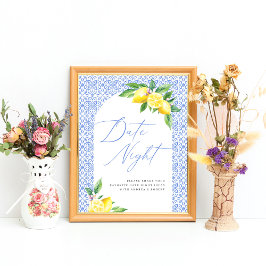 Lemon Positano, das sind mehr Date Night Ideas Poster