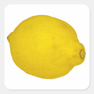 Lemon Quadratischer Aufkleber