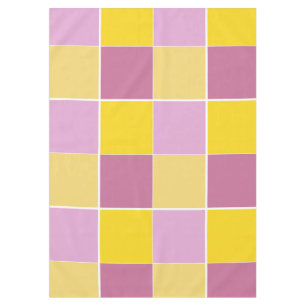 Lemon Raspberry Squares Tischdecke