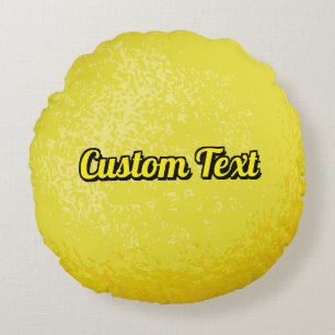 Lemon Rundes Kissen