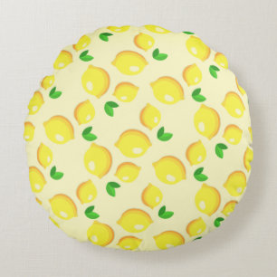 Lemon Rundes Kissen