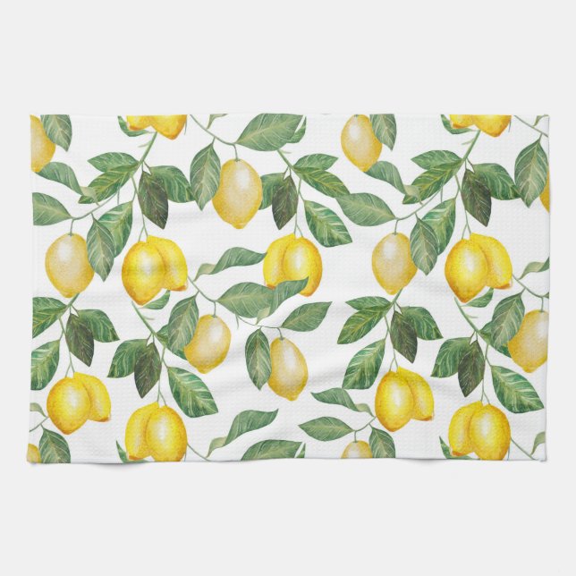 Lemon-Saison| Geschirrtuch (Horizontal)