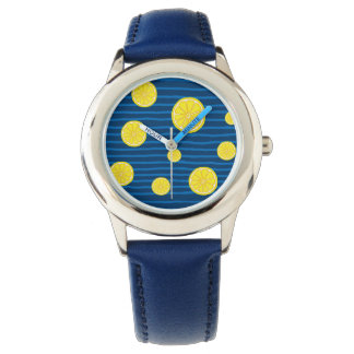 Lemon-Scheiben Armbanduhr