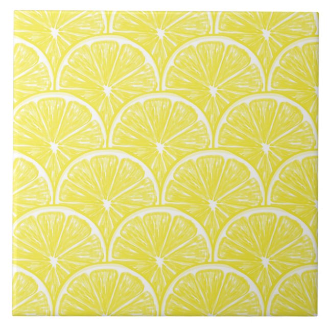 Lemon-Scheiben Fliese (Vorderseite)