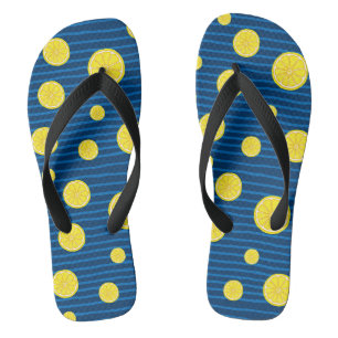 Lemon-Scheiben Flip Flops