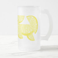 Lemon-Scheiben-Lemonade-Tasse
