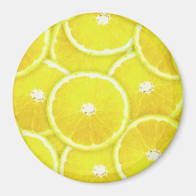 Lemon-Scheiben Magnet (Vorne)