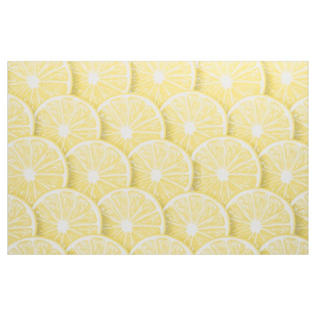 Lemon-Scheiben Stoff (Fat Quarter (45,7 x 55,9 cm))