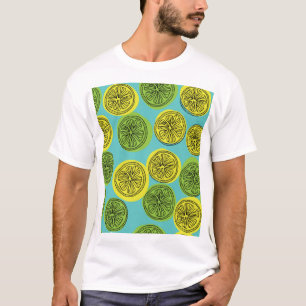 Lemon schneidet Vintage Illustration. T-Shirt