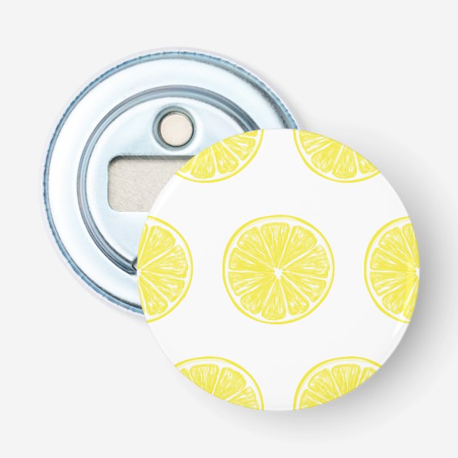 Lemon-Schnittmuster Flaschenöffner (Vorderseite)