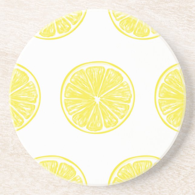 Lemon-Schnittmuster Getränkeuntersetzer (Vorne)