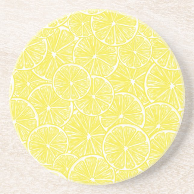 Lemon-Schnittmuster Getränkeuntersetzer (Vorne)