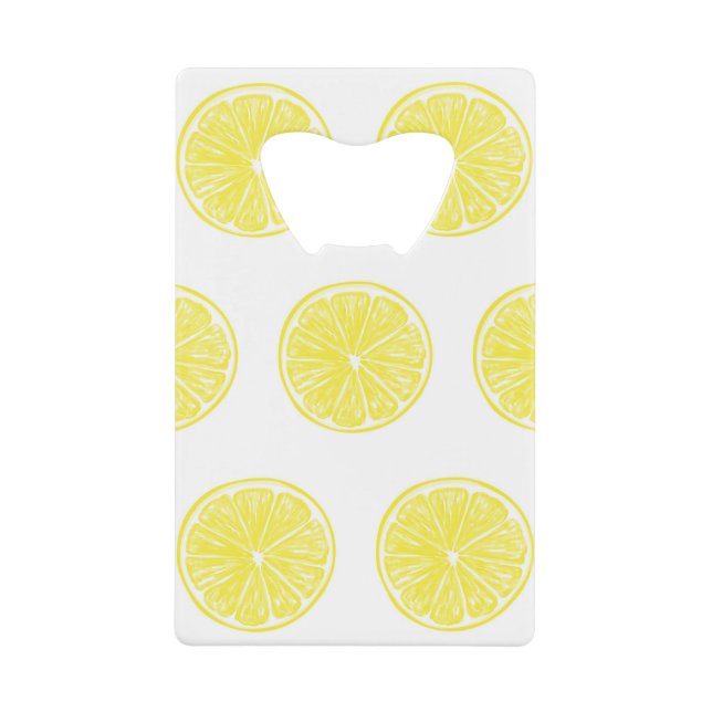 Lemon-Schnittmuster Kreditkartenflaschenöffner (Vorderseite)
