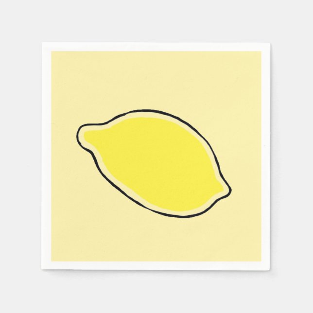 Lemon Serviette (Vorderseite)