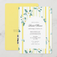 Lemon Shabby Chic Vintage Florale Brautparty