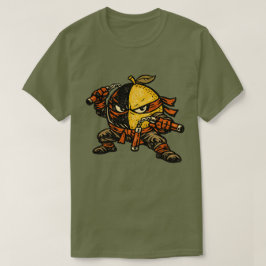 Lemon Shinobi — Lustiger Zitrus-Ninja-Krieger im V T-Shirt