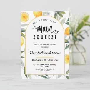 Lemon sie fand ihr Haupt-Squeeze Brautparty Einladung