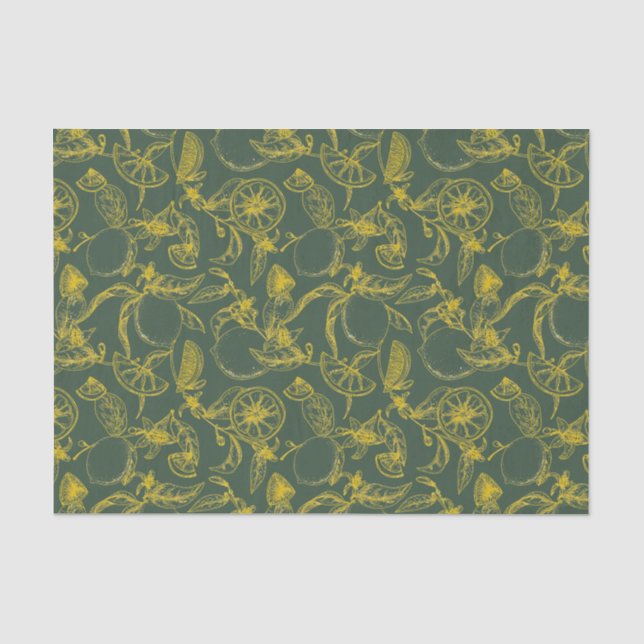 Lemon-Sketch Seidenpapier (Vorderseite)