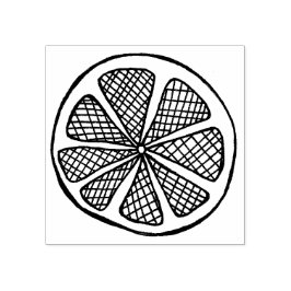 Lemon Slice Briefmarke Gummistempel