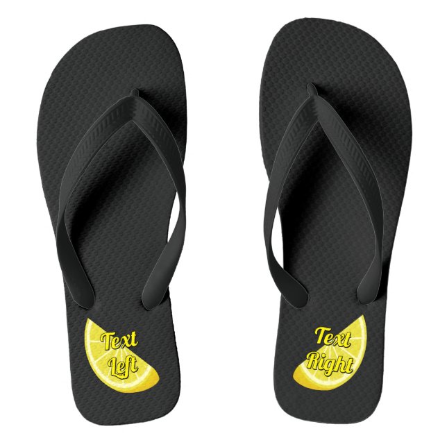 Lemon Slice Flip Flops (Fußbett)