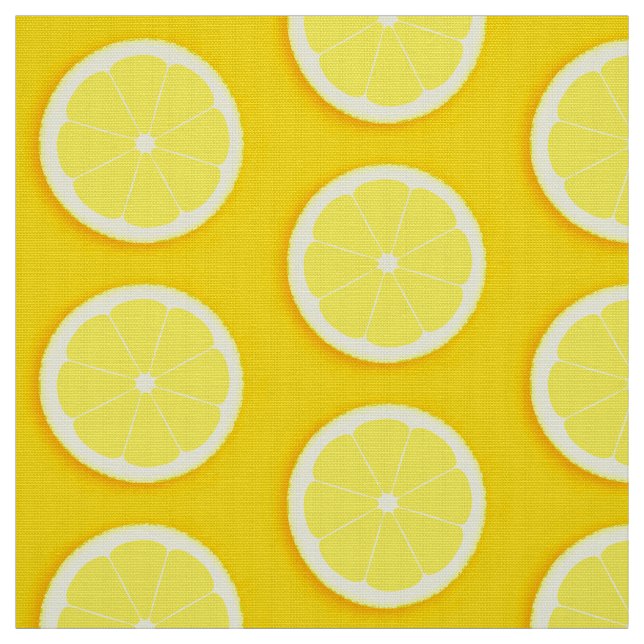 Lemon Slice gelbe Früchte Stoff (Muster)