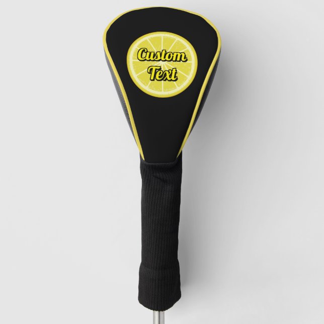 Lemon Slice Golf Headcover (Vorderseite)