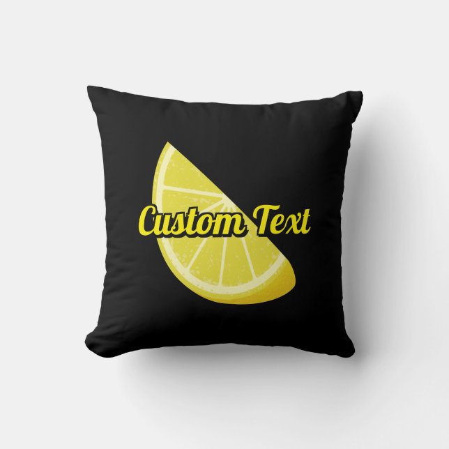 Lemon Slice Kissen (Vorderseite)