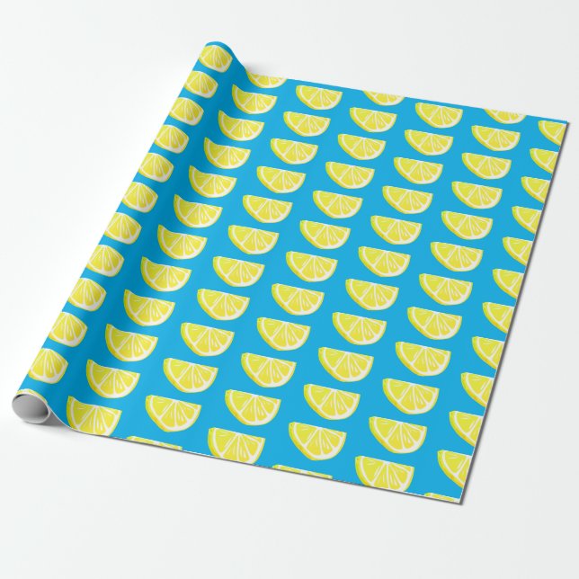 Lemon Slice Musterpapier Geschenkpapier (Ungerollt)