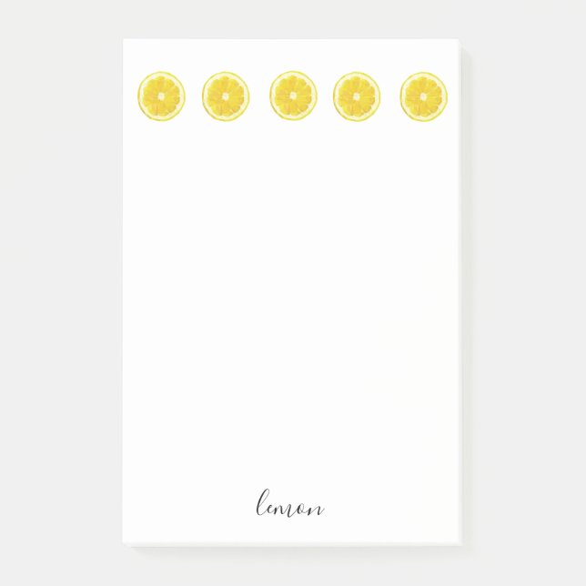 Lemon Slice post es Aufkleber Notizen. Post-it Klebezettel (Vorderseite)