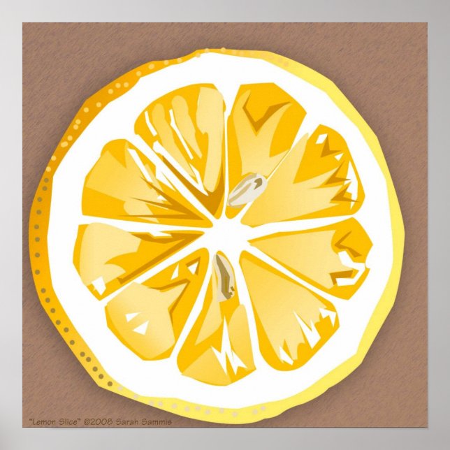 Lemon Slice Poster (Vorne)