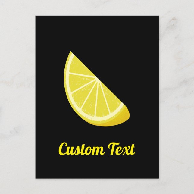 Lemon Slice Postkarte (Vorderseite)