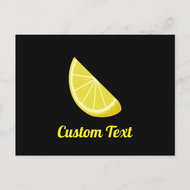 Lemon Slice Postkarte (Vorderseite)