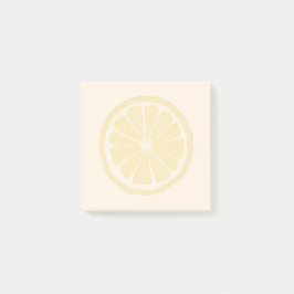 Lemon Slice Print Sticknotes Post-it Klebezettel