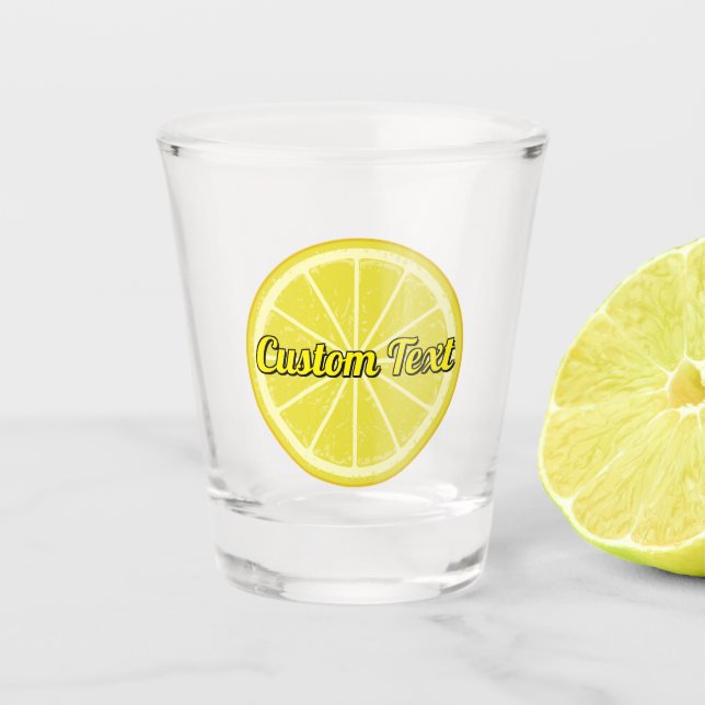 Lemon Slice Schnapsglas (Vorderseite)