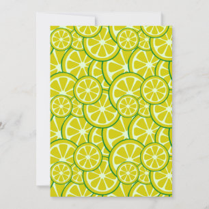 Lemon Slice Zitronenfrucht Limoner Zitrus Einladung