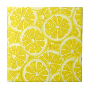 Lemon Slices Design Keramik Tile Fliese